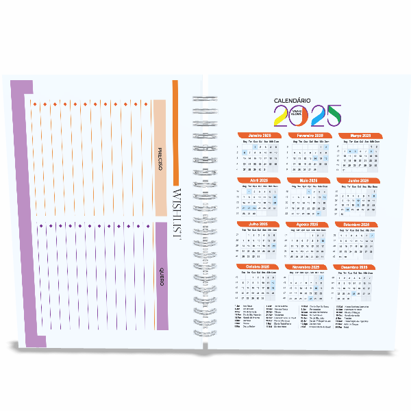 Agenda 2024 Office 1 Unidade A5 15x21cm Papel Parana 2mm Miolo Papel Sulfit 75g Capa 4x0 2675