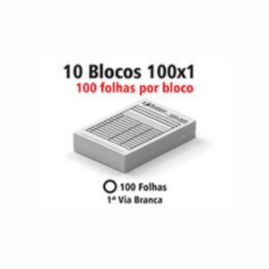 10 BLOCO - 14X20CM - PRAZO 48H Sulfit 75g 15x21CM 1x0 (Uma Cor na impressão)  Colado 