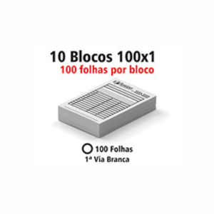 10 BLOCOS - 10X14CM - PRAZO 48H Sulfit 75g 10x14CM 1x0 (Uma Cor na impressão)  Colado 