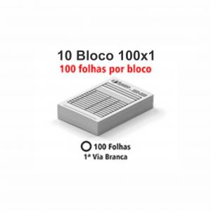 BLOCOS - 9,5x7CM - PRAZO 48H 10 UNIDADES Sulfit 75g 9,5X7cm 1x0 (Uma Cor na impressão)  Colado 