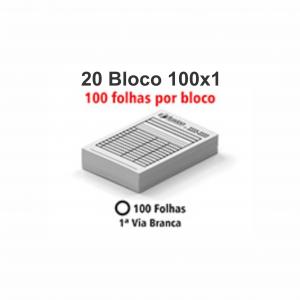 BLOCOS - 9,5x7CM - PRAZO 48H 20 UNIDADES Sulfit 75g 9,5X7cm 1x0 (Uma Cor na impressão)  Colado 