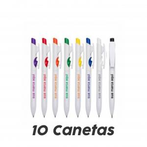 Caneta Personalizada Simples Plástico  Arte Colorida   Medidas aproximadas para gravação : 4,3 cm x 0,7 cm